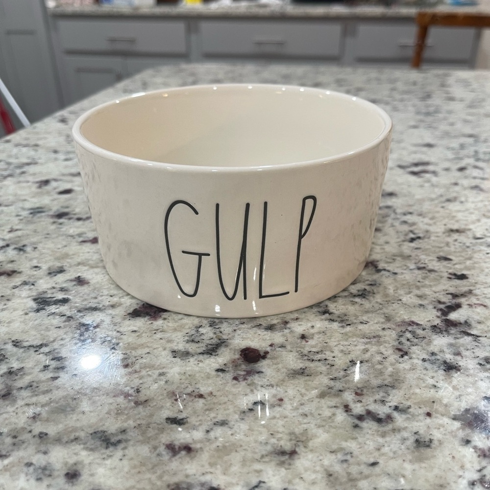 Rae Dunn Ceramic GULP Dish NWT